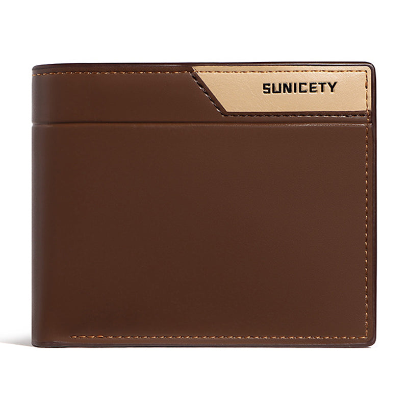 SUNICETY Men's Wallet RFID Blocking Card Storage Pouch Money Cash Coin Carrying Bag with Multiple Card Slots and Zipper Pocket SUNICETY Men's Wallet RFID Blocking Card Storage Pouch Money Cash Coin Carrying Bag with Multiple Card Slots and Zipper Pocket